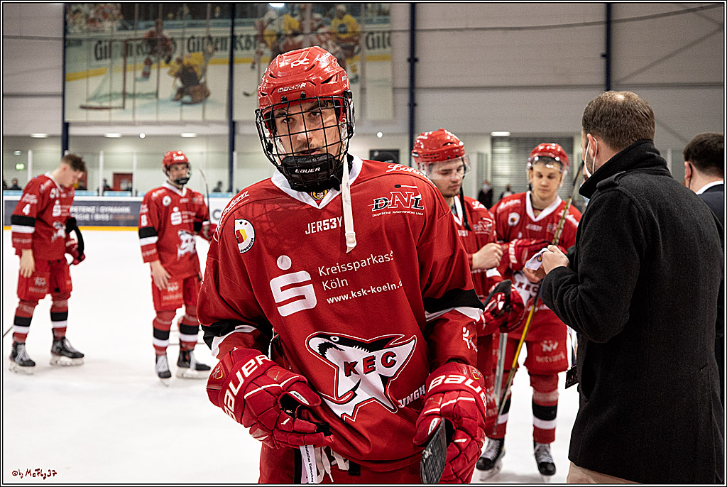 U20-DNL Meisterschaftsfinale;  Koelner Junghaie - Eisbaeren Juniors Berlin; Koeln, 27.03.2022